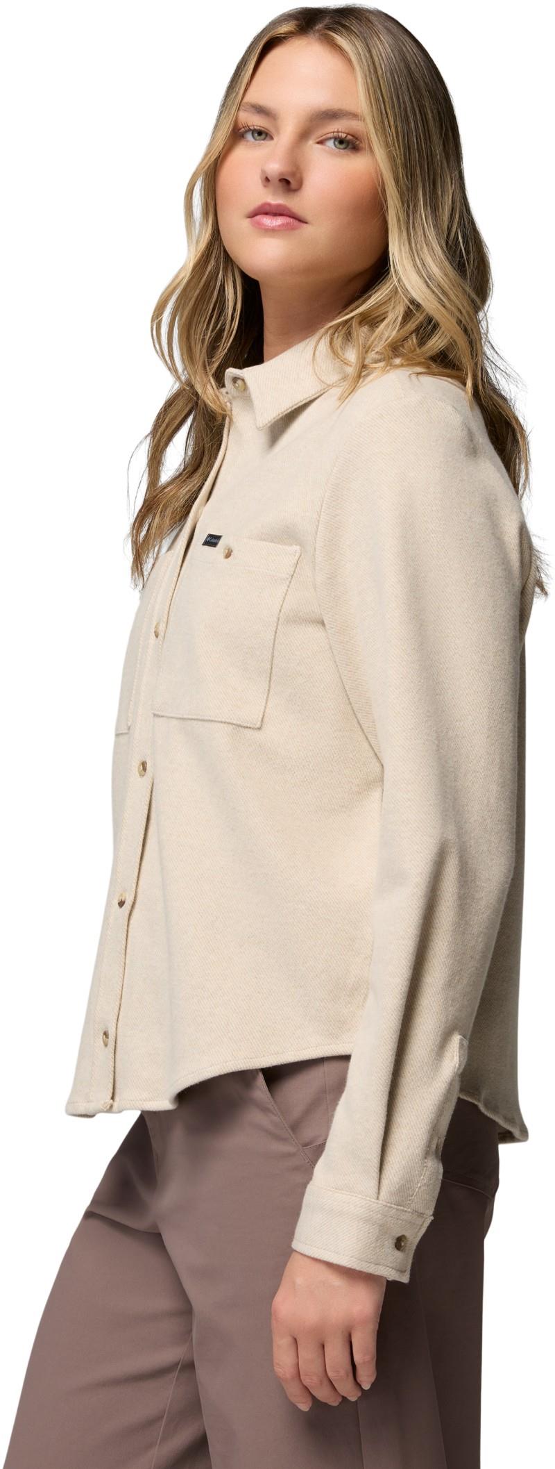 Twill River LS Knit Shirt - Womens - dark stone heather 1