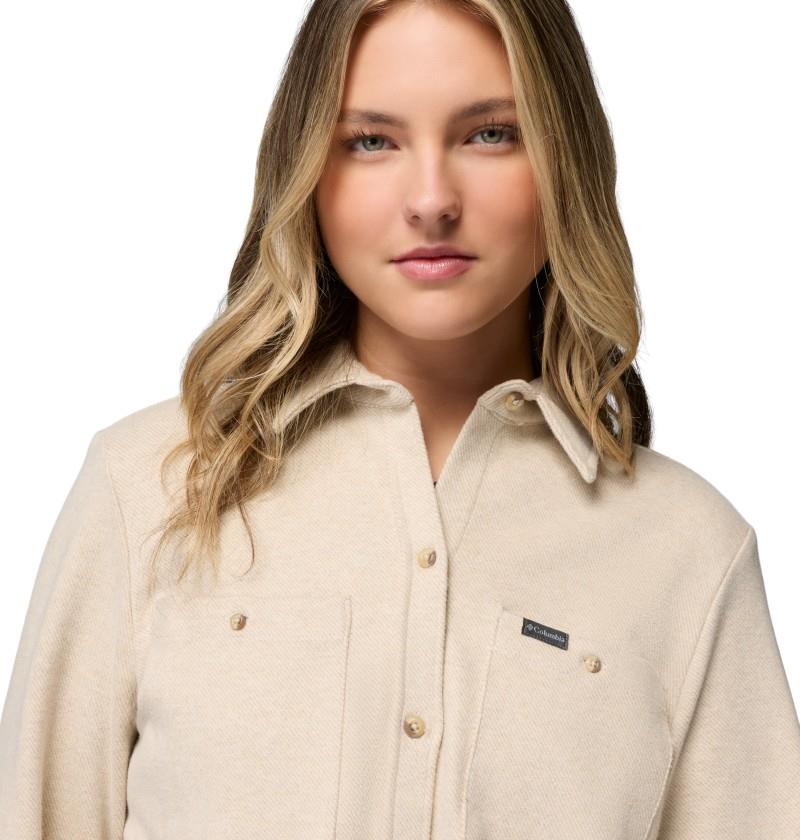 Twill River LS Knit Shirt - Womens - dark stone heather 1