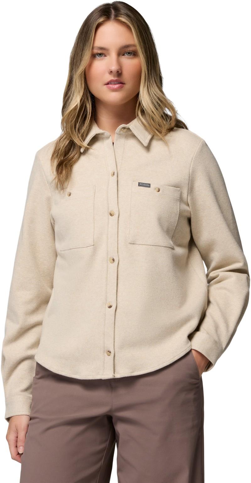 Twill River LS Knit Shirt - Womens - dark stone heather 1