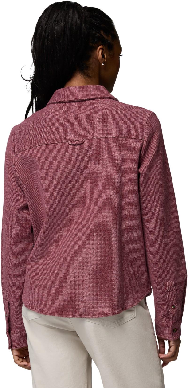 Twill River LS Knit Shirt - Womens - red oxide heather 1
