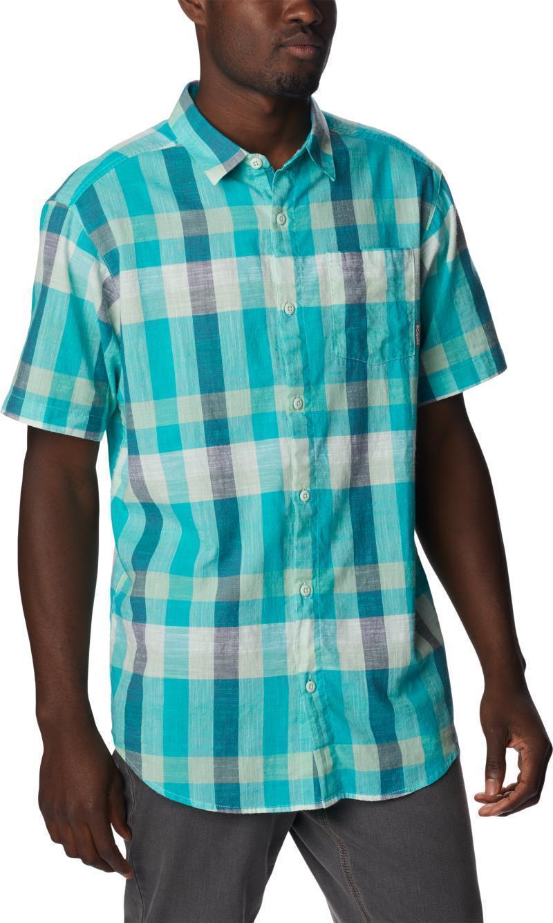 Under Exposure YD SS Shirt - Tall - Mens - Bright Aqua Buffalo 1