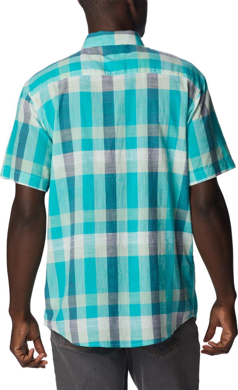 Under Exposure YD SS Shirt - Tall - Mens - Bright Aqua Buffalo 2