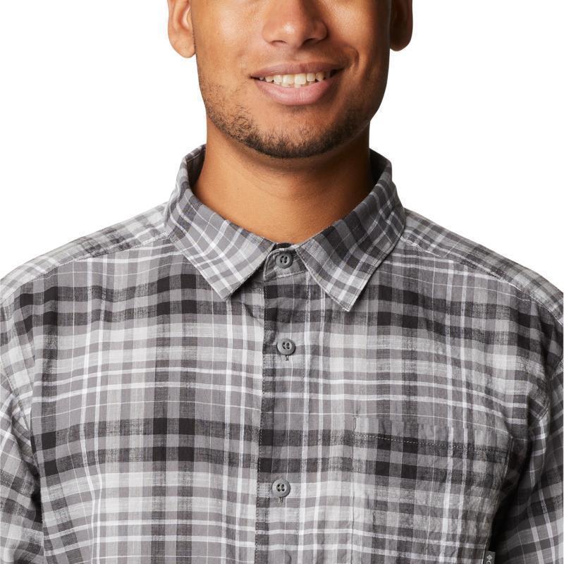 Under Exposure YD SS Shirt - Tall - Mens - City Grey Madras Gingham 5