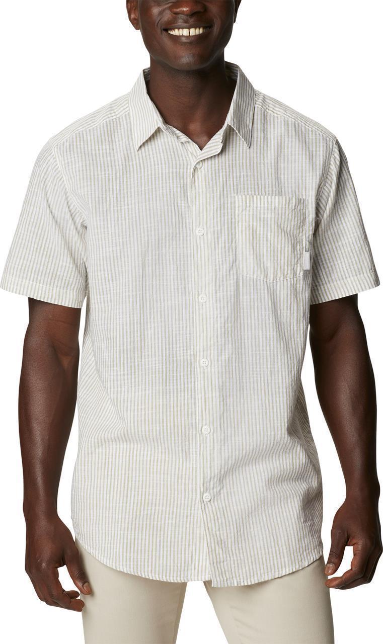 Under Exposure YD SS Shirt - Tall - Mens - Savory Oxford Stripe 1