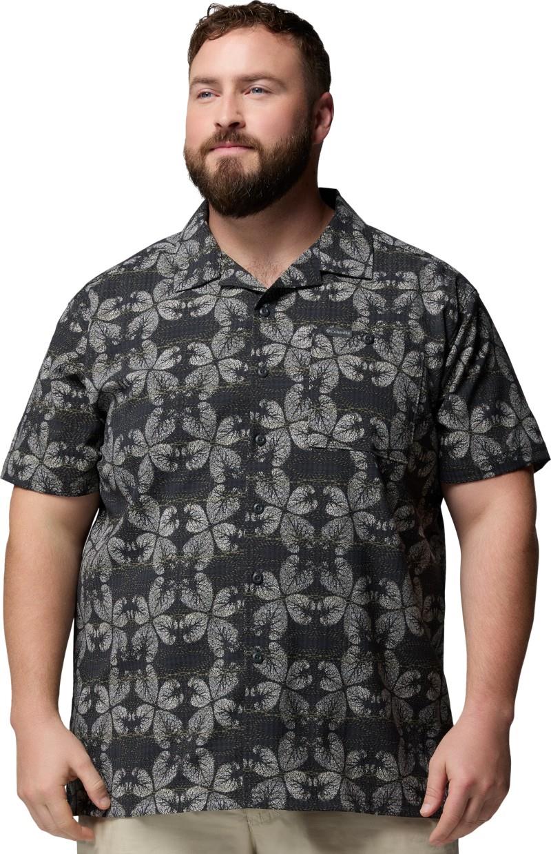 Utilizer Camp Shirt, Printed, Extended - Mens - shark / floreidoscope 1