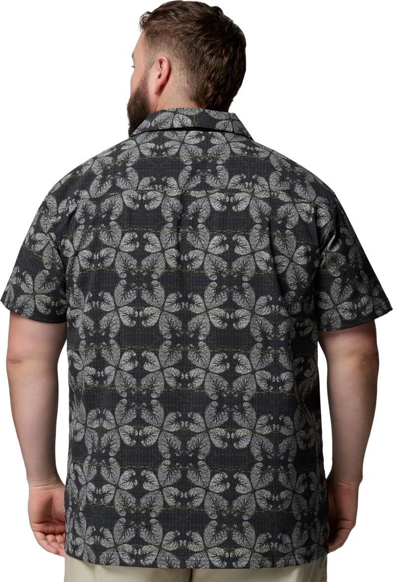 Utilizer Camp Shirt, Printed, Extended - Mens - shark / floreidoscope 1
