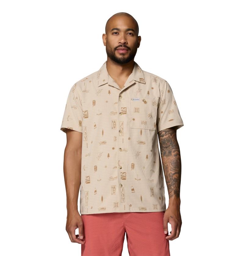 Utilizer Camp Shirt, Printed, Tall - Mens - ancient fossil / mosier tonal 1