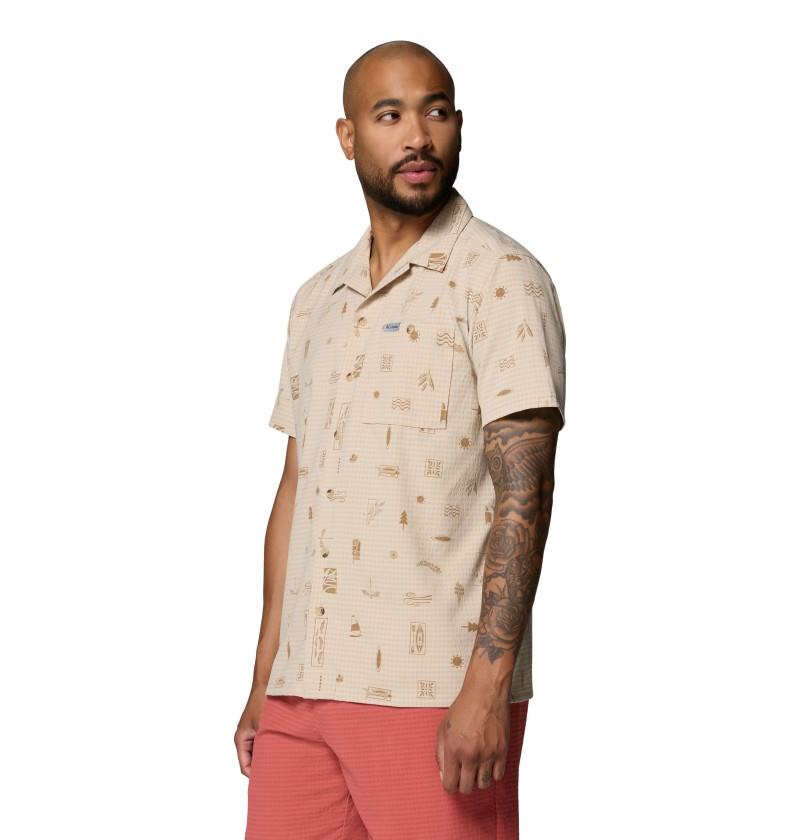 Utilizer Camp Shirt, Printed, Tall - Mens - ancient fossil / mosier tonal 1