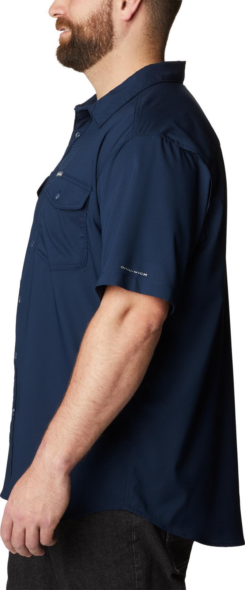 Utilizer II Solid SS Shirt, Extended - Mens - Collegiate Navy 3