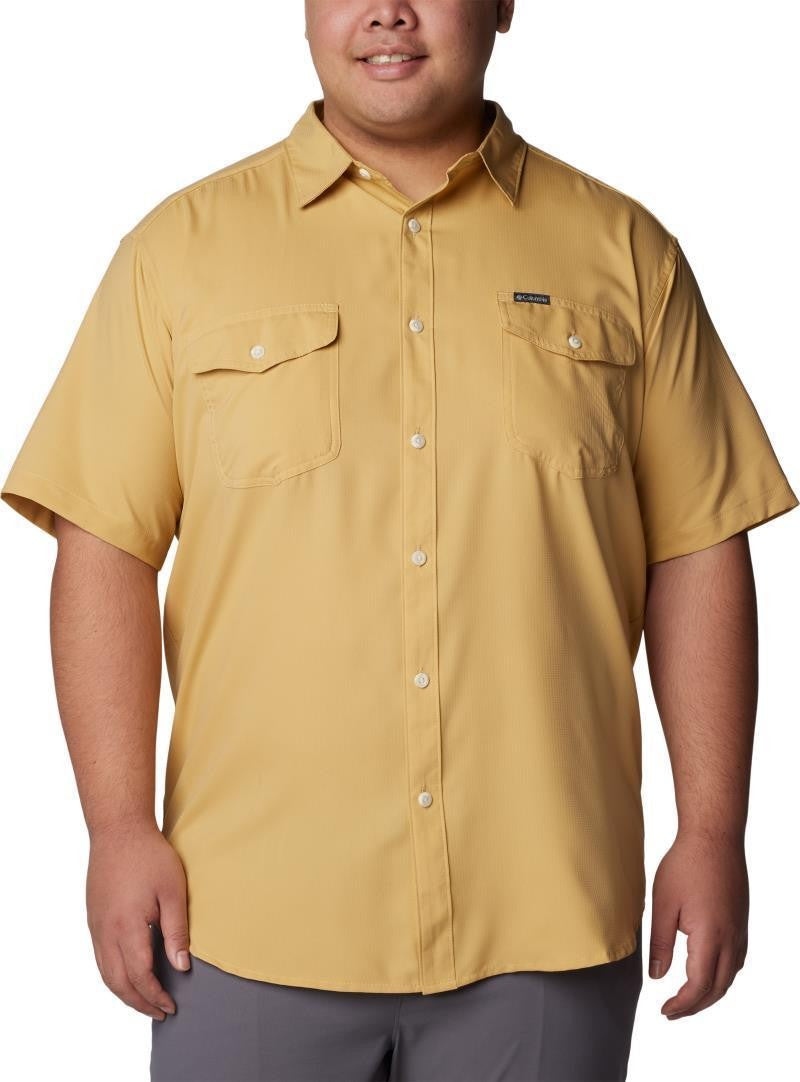 Utilizer II Solid SS Shirt, Extended - Mens - light camel 1