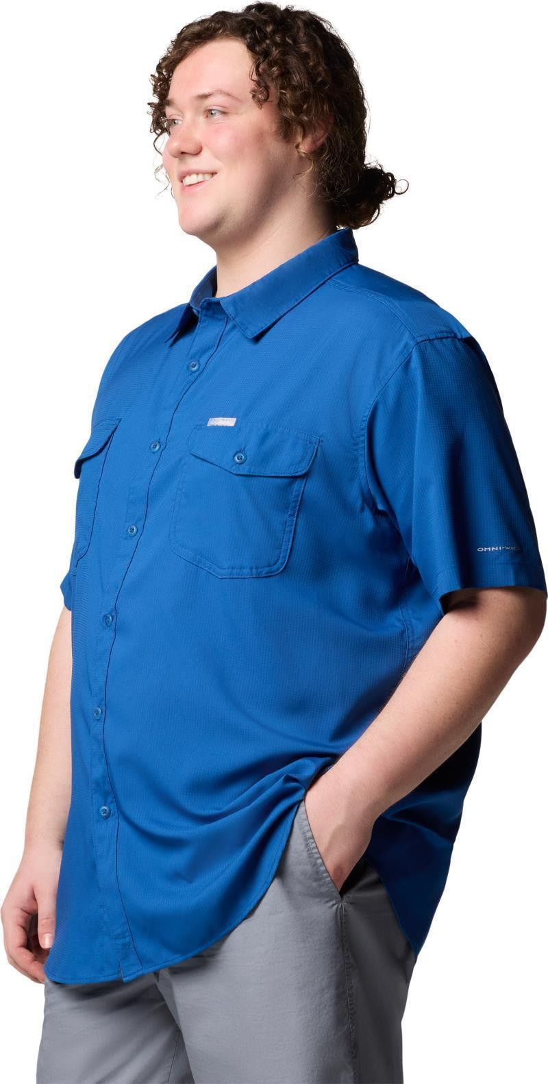 Utilizer II Solid SS Shirt, Extended - Mens - mountain blue 1