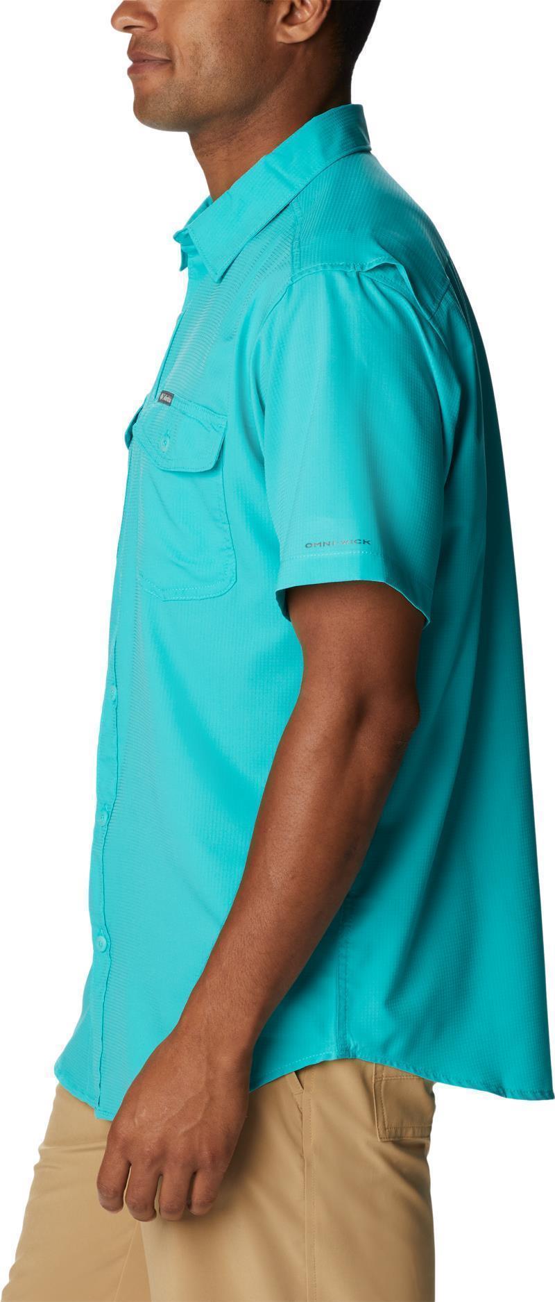 Utilizer II Solid SS Shirt - Mens - Bright Aqua 2