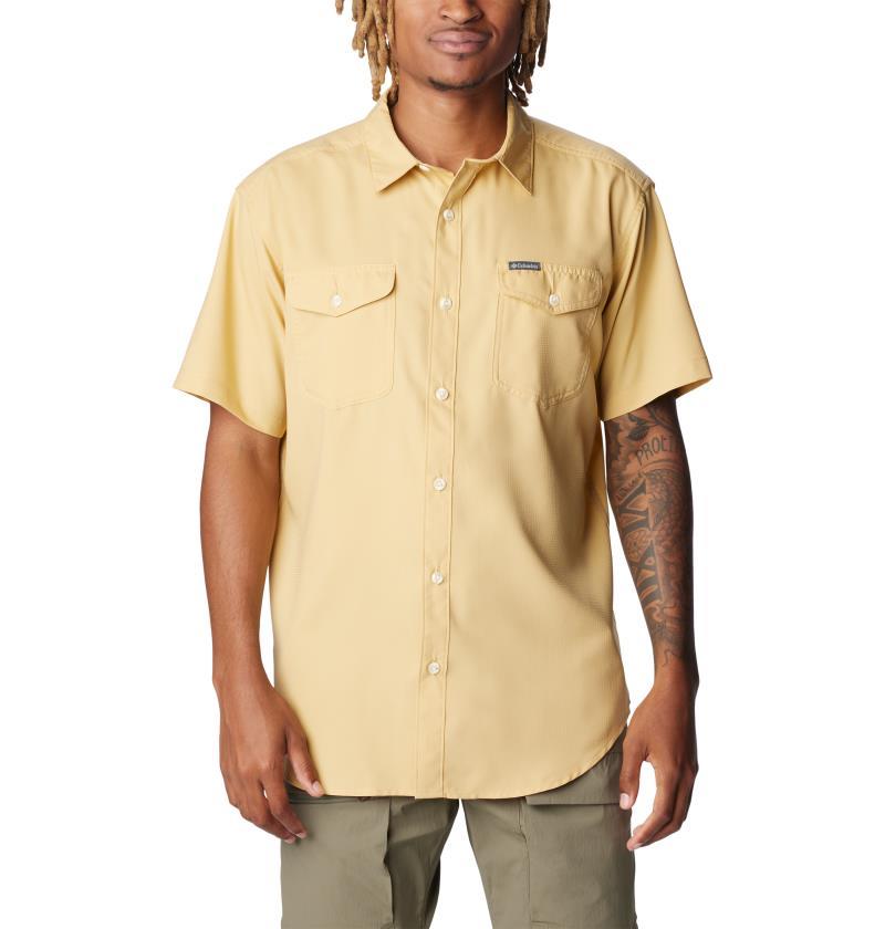 Utilizer II Solid SS Shirt - Mens - Light Camel 1