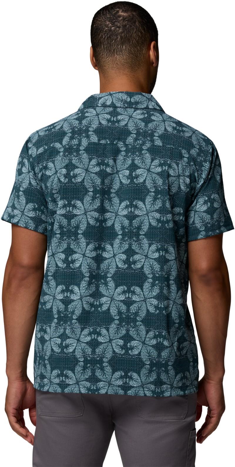 Utilizer Print Camp Shirt - Mens - everblue / floreidoscope 1