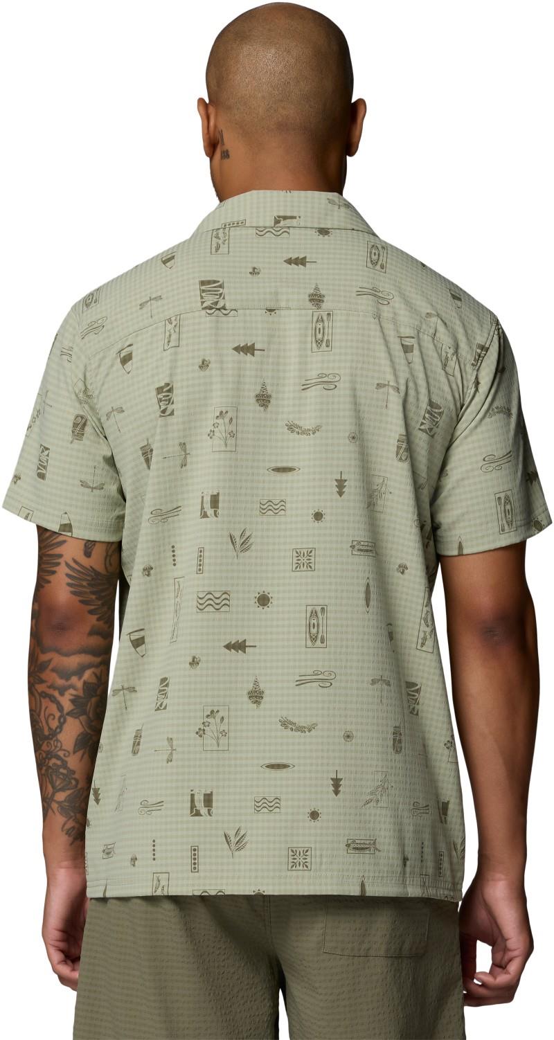 Utilizer Print Camp Shirt - Mens - safari / mosier tonal 1