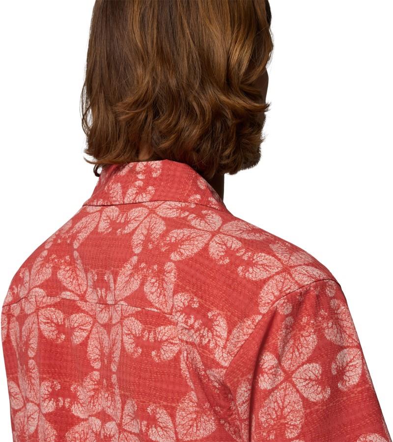 Utilizer Print Camp Shirt - Mens - washed red / floreidoscope 1