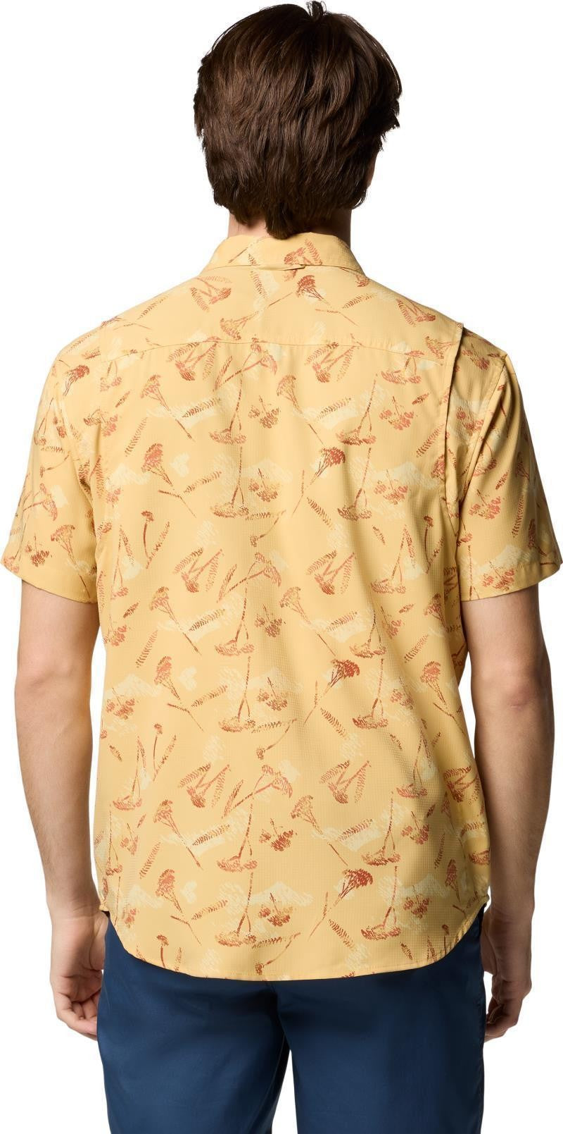 Utilizer Printed Woven SS - Mens - sand dune yarrow mirage 1