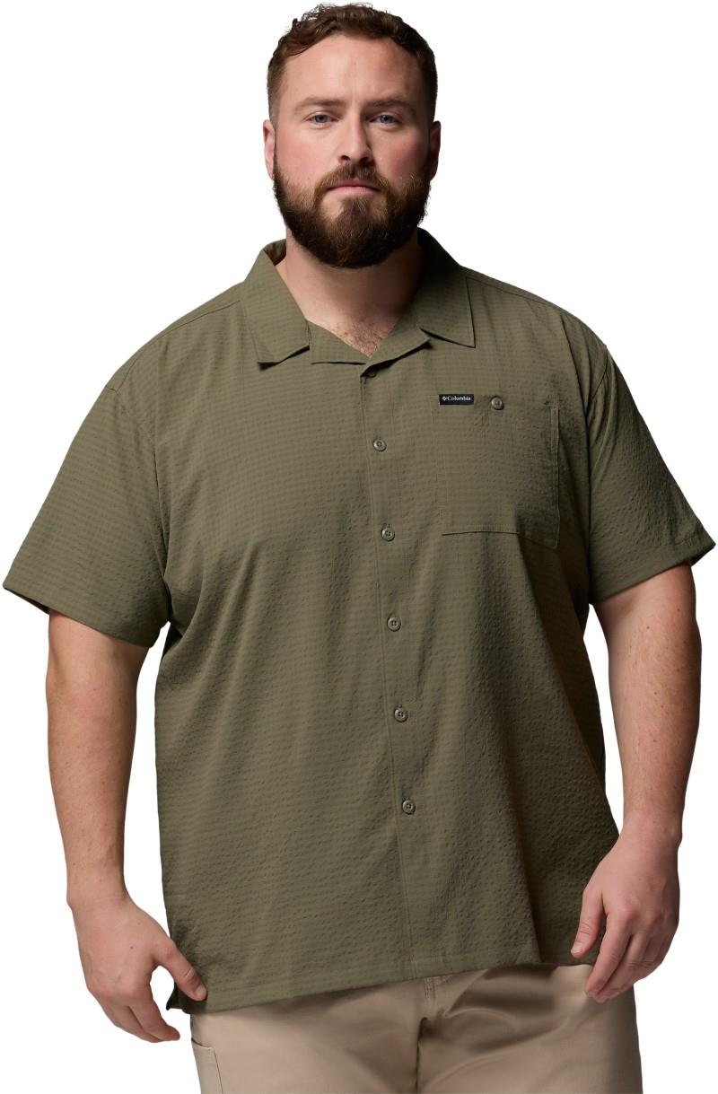 Utilizer SS Camp Shirt, Extended - Mens - stone green 1