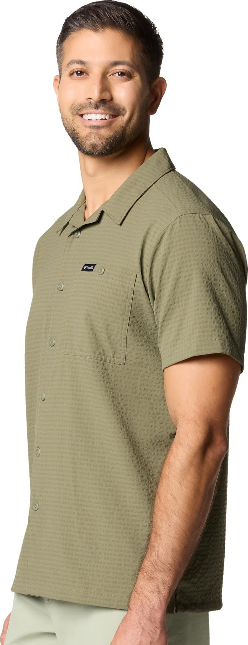 Utilizer SS Camp Shirt - Mens - stone green 1