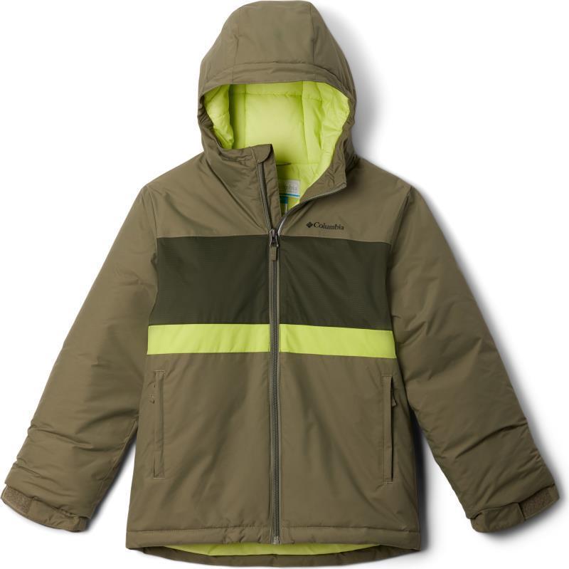 Valley Runner II Jacket - Youth - Stone Green / Greenscape / Voltage 1