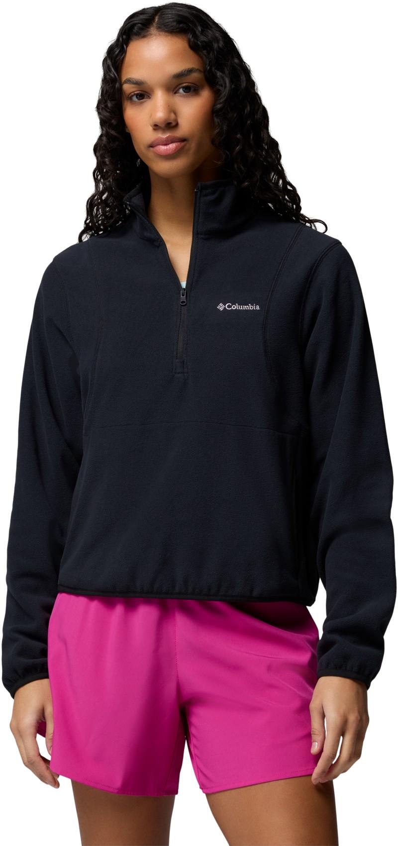 Vital Valley Fleece Half Zip - Womens - black 1