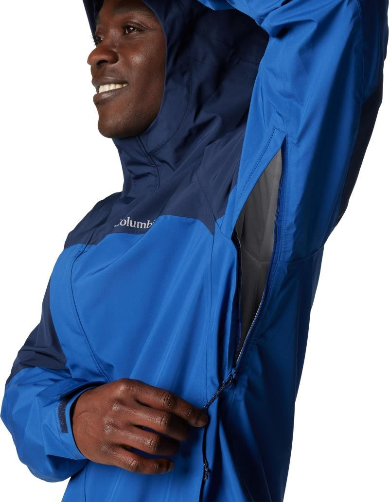 Wahkeena Falls 3L Shell - Mens - mountain blue / collegiate navy 1
