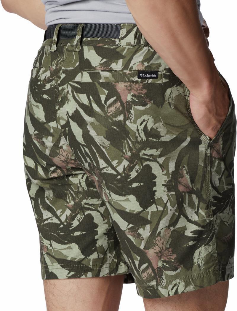 Wallowa Belted Shorts, 8" Inseam - Mens - Stone Green Floriculture 3