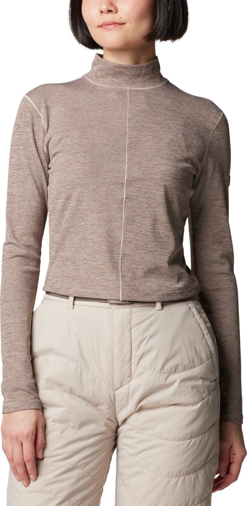 Wallowa Cropped LS Top - Womens - Crushed Clay / Iron 1