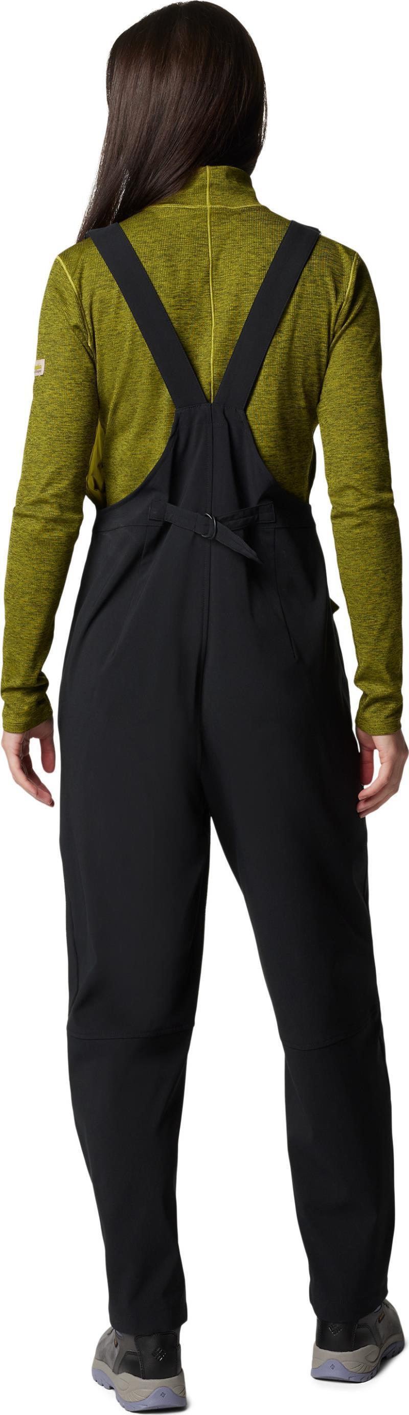 Wallowa Softshell Overall, Reg - Womens - Black 2