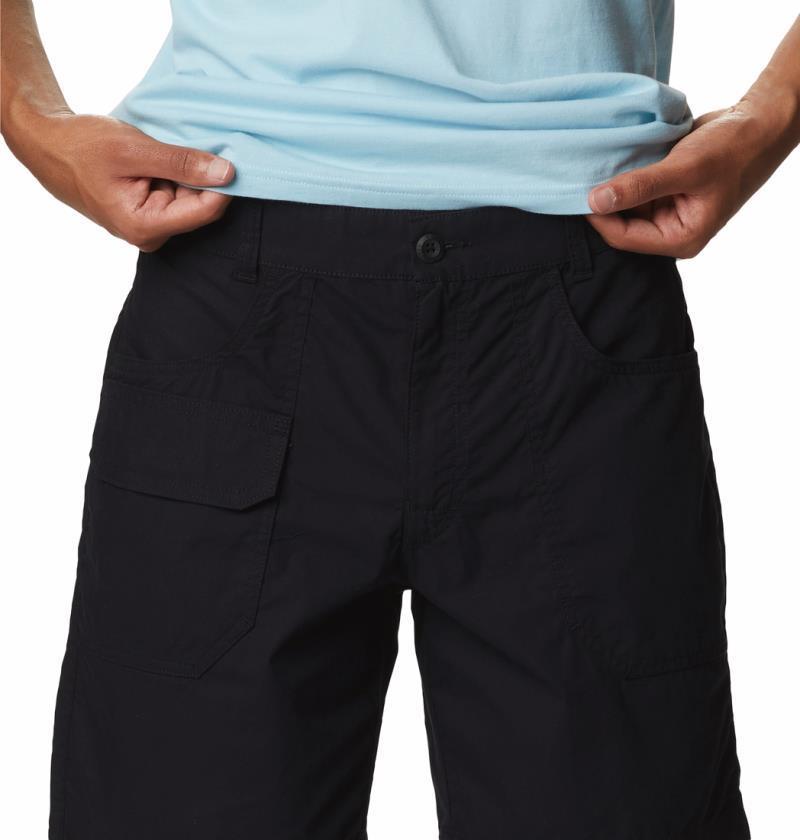 Washed Out Cargo Shorts, 6" Inseam - Mens - black 1