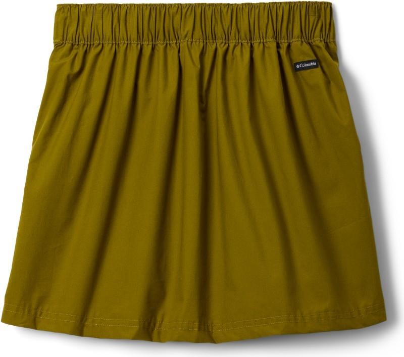 Washed Out Skort - Youth Girls - mossy green 1