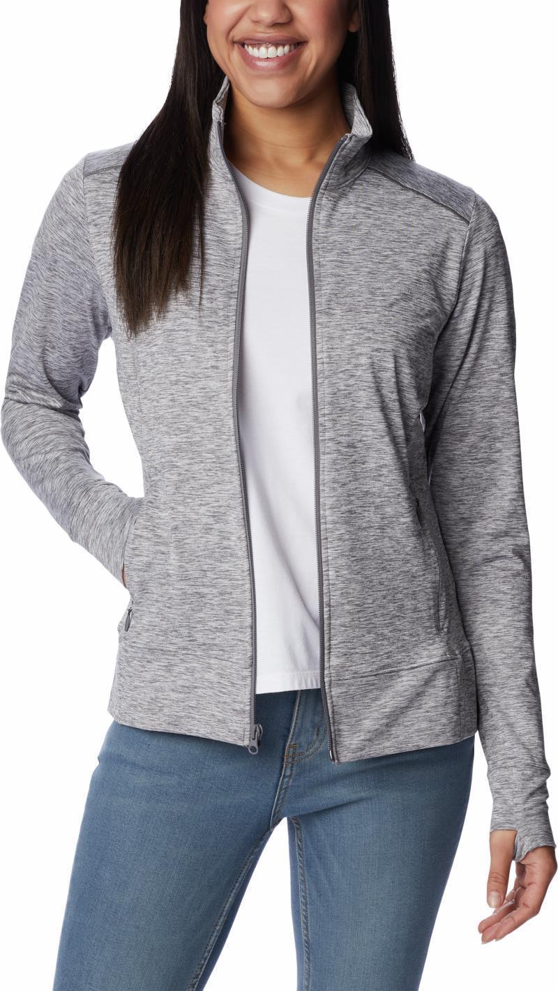 Weekend Adventure Full Zip - Womens - City Grey Heather 3