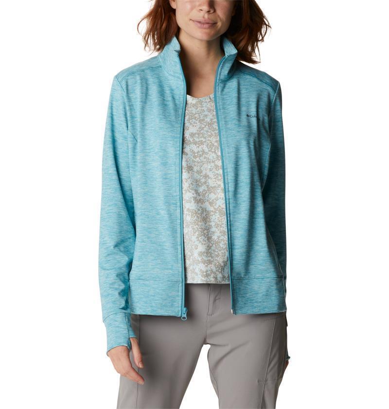 Weekend Adventure Full Zip - Womens - Sea Wave Heather 3