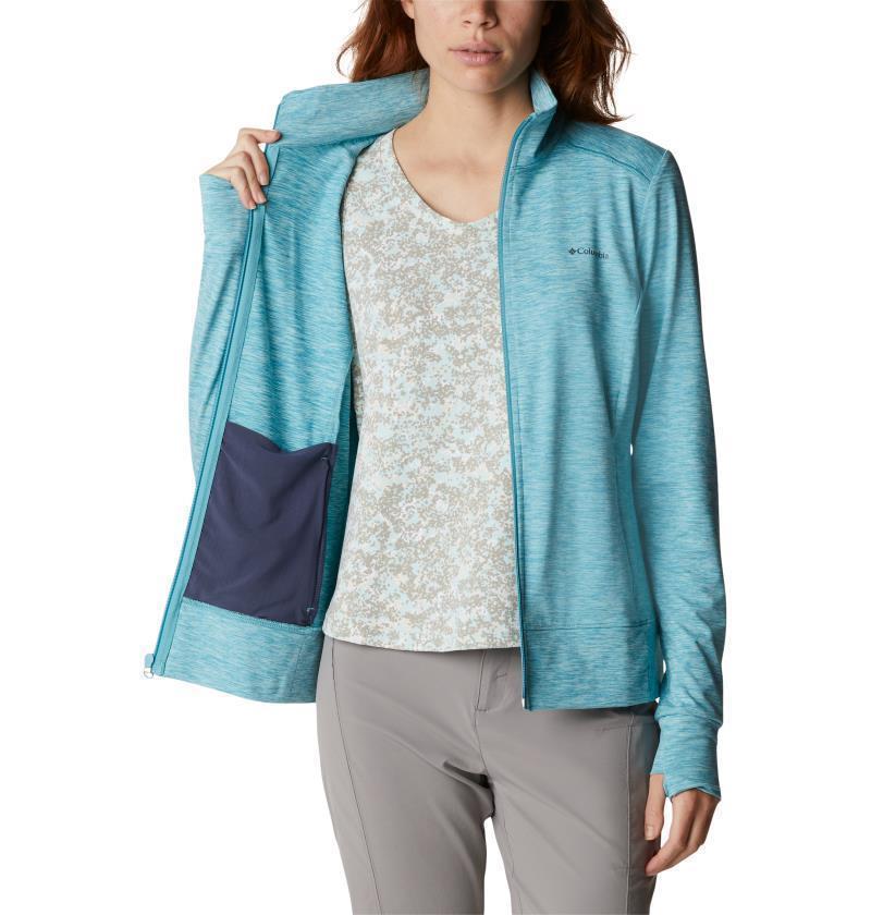 Weekend Adventure Full Zip - Womens - Sea Wave Heather 5