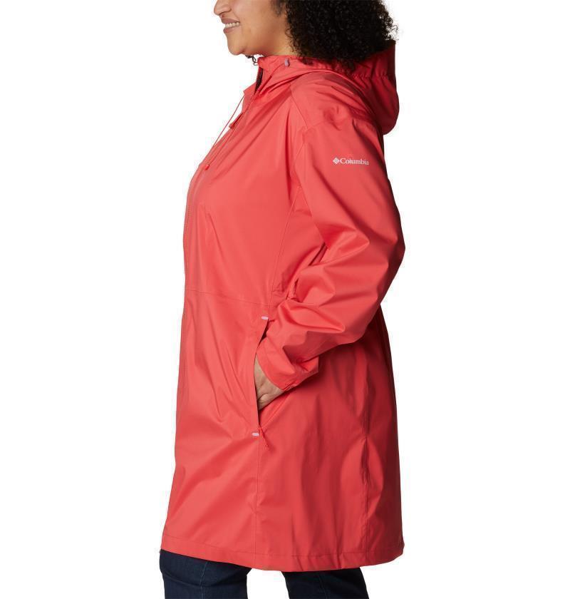 Weekend Adventure Long Shell, Extended - Womens - Red Hibiscus 4