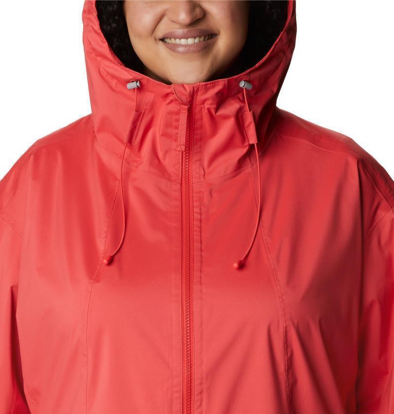 Weekend Adventure Long Shell, Extended - Womens - Red Hibiscus 6
