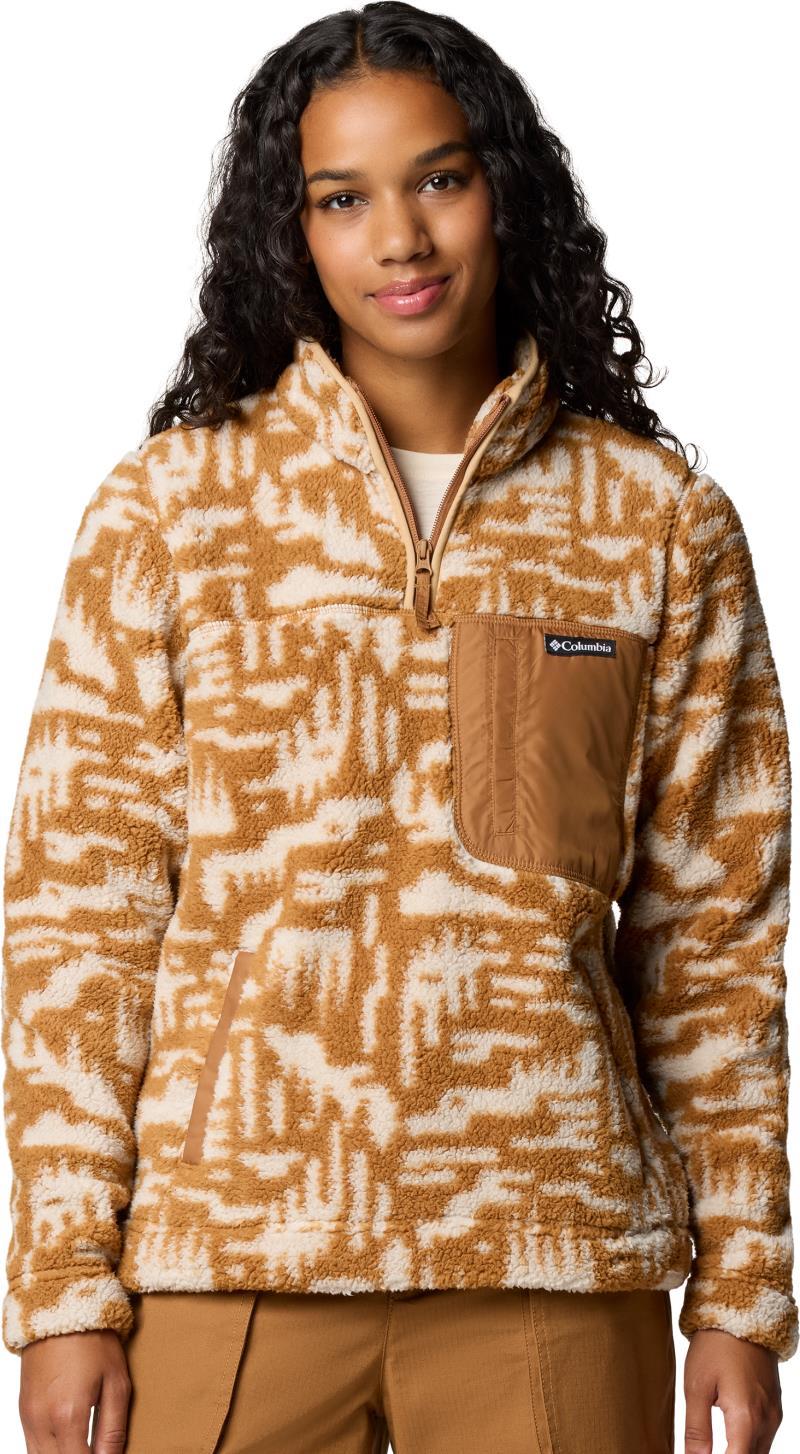 West Bend 1/4 Zip II - Womens - Camel Brown Highland Tonal 1