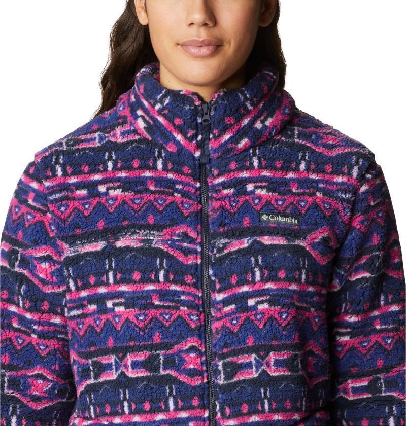 West Bend Full Zip - Womens - Dark Sapphire 80s Stripe Print 6