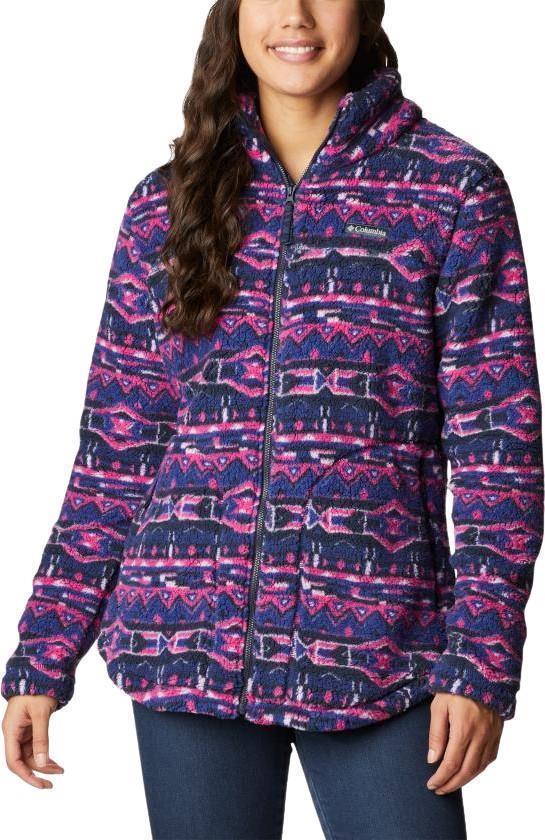 West Bend Full Zip - Womens - Dark Sapphire 80s Stripe Print 1