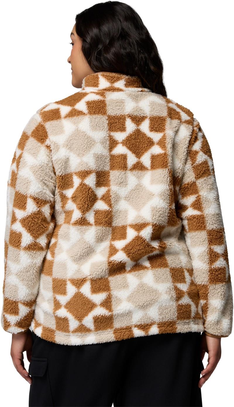 West Bend Print Full-Zip II, Extended - Womens - camel brown / cozy quilt 1