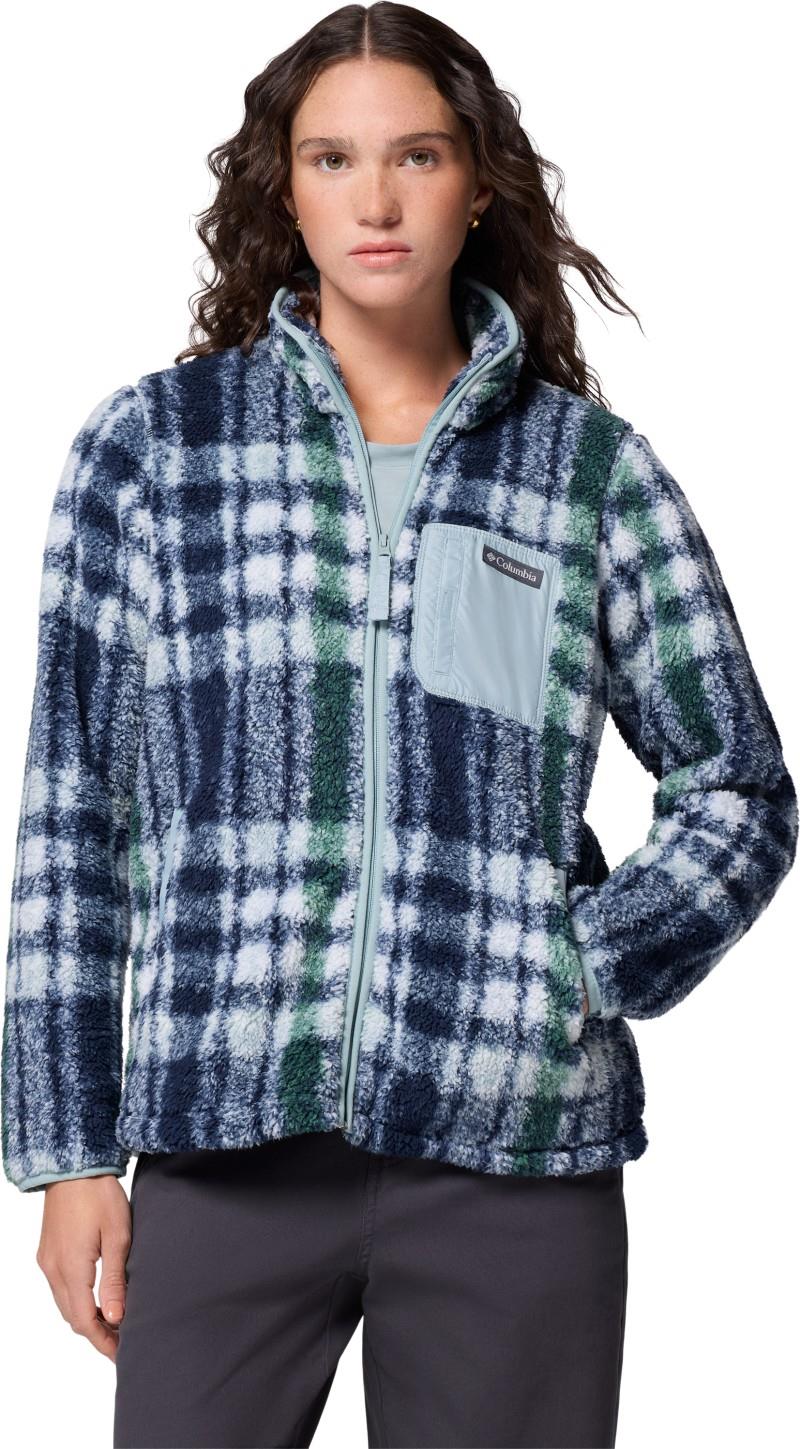 West Bend Print Full-Zip II, Extended - Womens - crushed blue herringplaid 1
