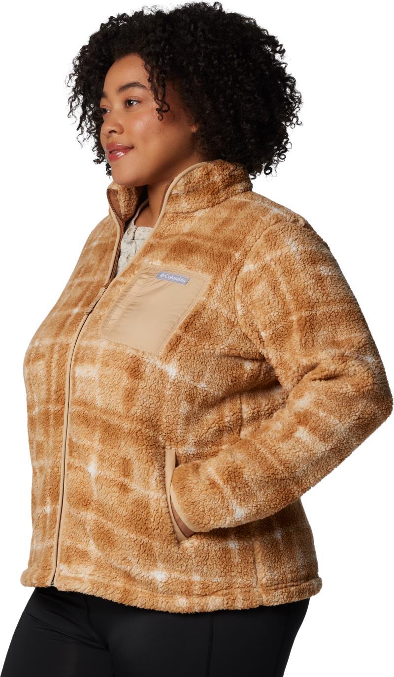 West Bend Print Full Zip II, Extended - Womens - camel brown omblur 1