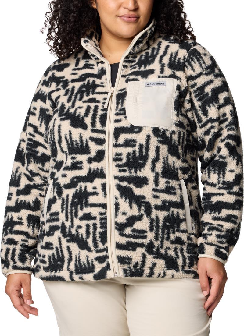 West Bend Print Full Zip II, Extended - Womens - dark stone highland tonal 1