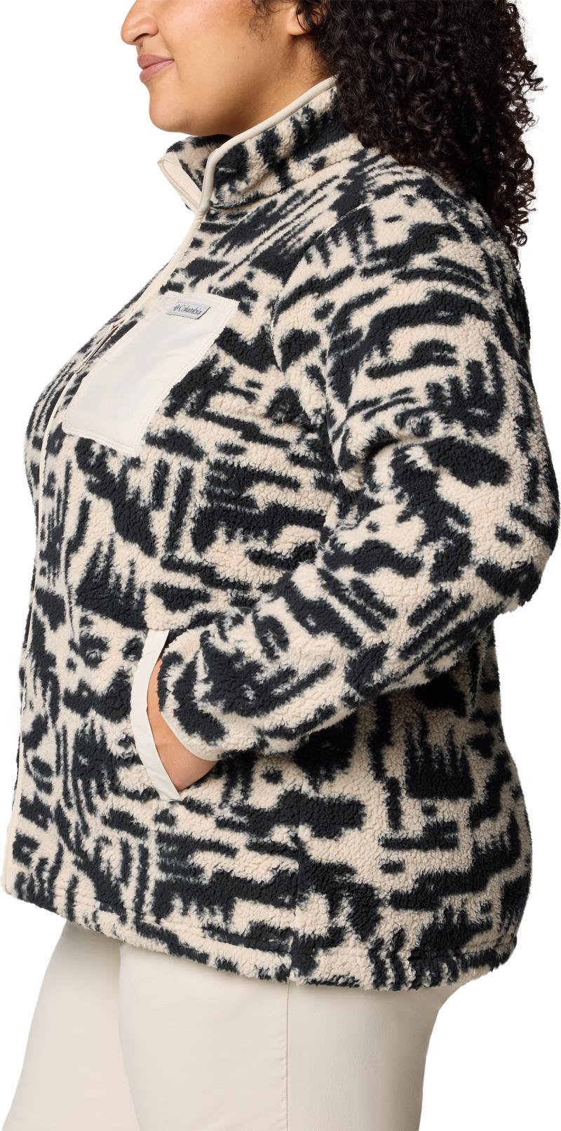 West Bend Print Full Zip II, Extended - Womens - dark stone highland tonal 1