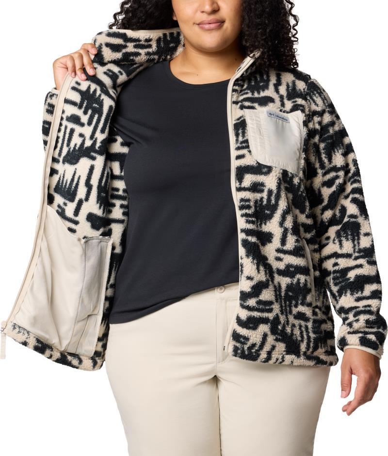 West Bend Print Full Zip II, Extended - Womens - dark stone highland tonal 1