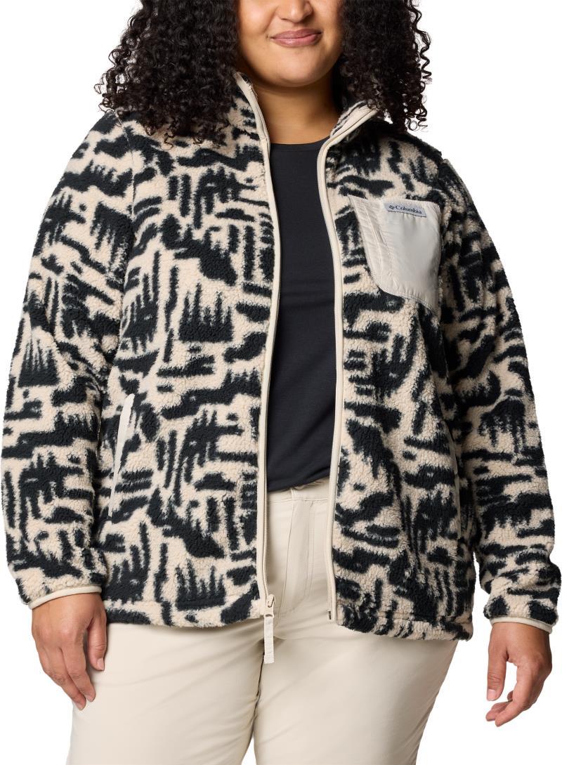 West Bend Print Full Zip II, Extended - Womens - dark stone highland tonal 1