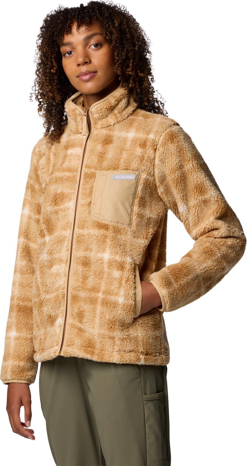 West Bend Print Full Zip II - Womens - Camel Brown Omblur 2