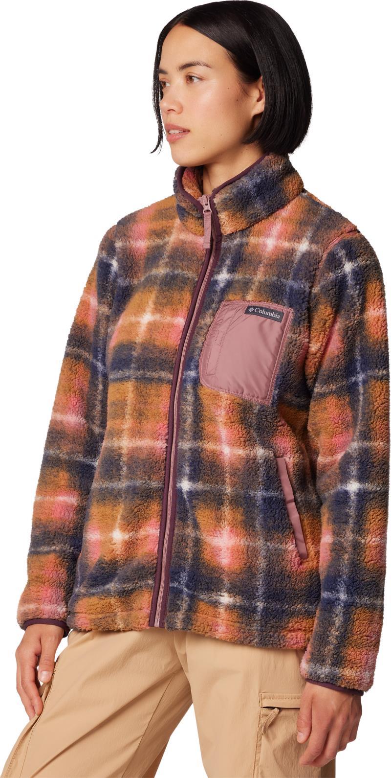 West Bend Print Full Zip II - Womens - Fig Omblur 3