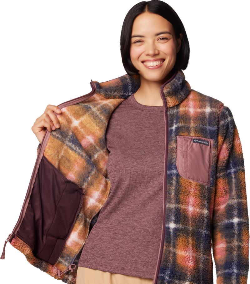 West Bend Print Full Zip II - Womens - Fig Omblur 4