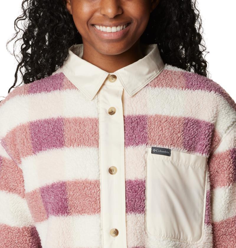 West Bend Shirt Jacket - Womens - Dusty Pink Multi Check / Chalk 6